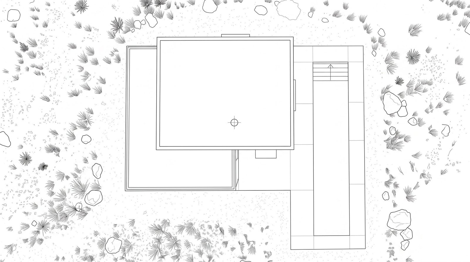 Floor plan line drawing